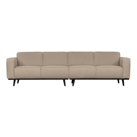 WOOOD Bank 'Statement' 4-zits, Bouclé, kleur Beige