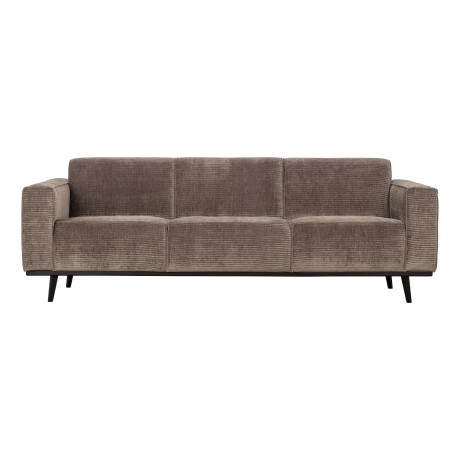 WOOOD Bank 3-zits 'Statement' Rib, kleur Taupe