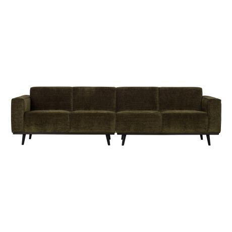 WOOOD Bank 'Statement' 4-zits, Rib, kleur Warm Groen
