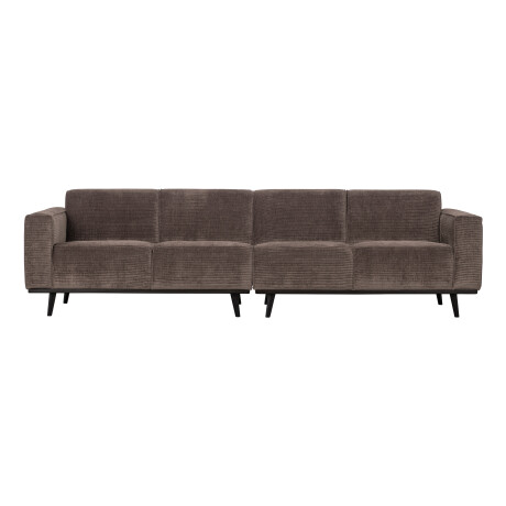 WOOOD Bank 'Statement' 4-zits, Rib, kleur Taupe