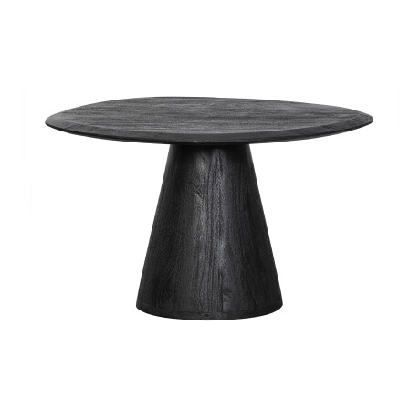 WOOOD Organische Salontafel 'Posture' Mangohout, 70 x 59cm, kleur Zwart