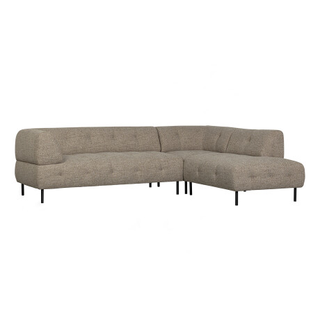 WOOOD Hoekbank 'Lloyd' Rechts, kleur Bruin Melange