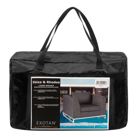 WOOOD Beschermhoes 'Rhodos' Fauteuil, kleur Zwart