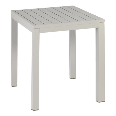 Exotan Tuintafel 'Venice' Aluminium, 70 cm, kleur Creme