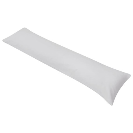 vidaXL Zijslaapkussen 40x145 cm grijs