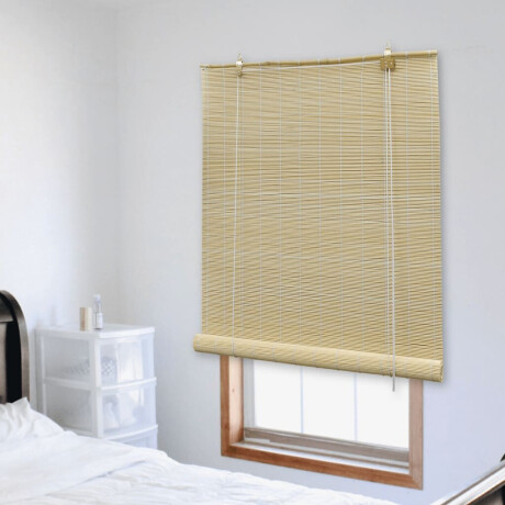 vidaXL Rolgordijn 100x220 cm bamboe naturel