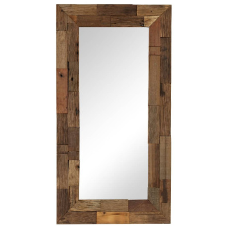 vidaXL Spiegel 50x110 cm massief gerecycled hout