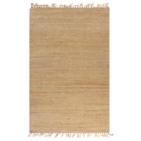 vidaXL Vloerkleed 120x180 cm handgeweven jute natuurlijk
