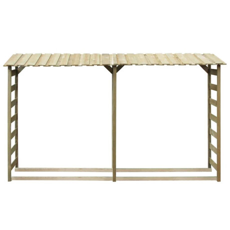 vidaXL Haardhoutopslag 300x44x176 cm geïmpregneerd grenenhout