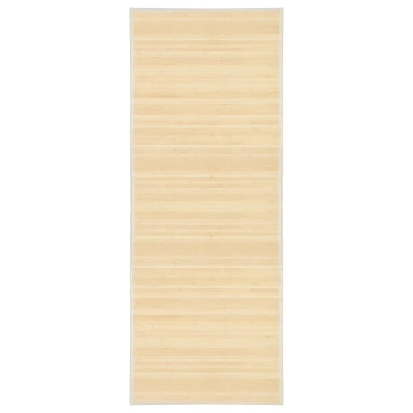 vidaXL Tapijt 80x200 cm bamboe natuurlijk