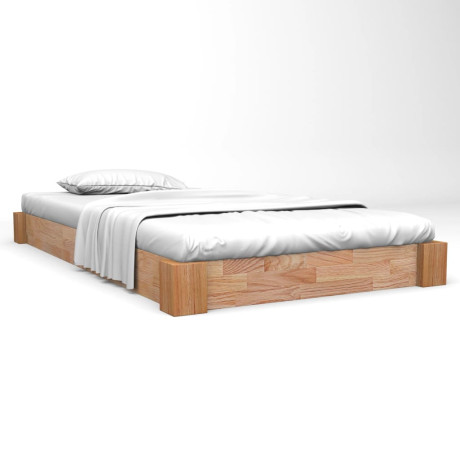 vidaXL Bedframe massief eikenhout 90x200 cm