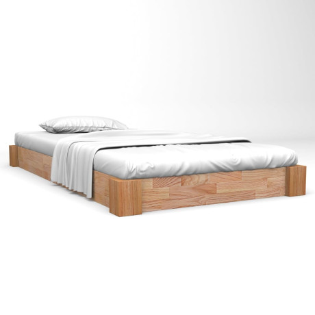 vidaXL Bedframe massief eikenhout 120x200 cm