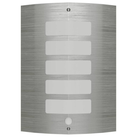 vidaXL Sierlijke RVS wandlamp met bewegingssensor