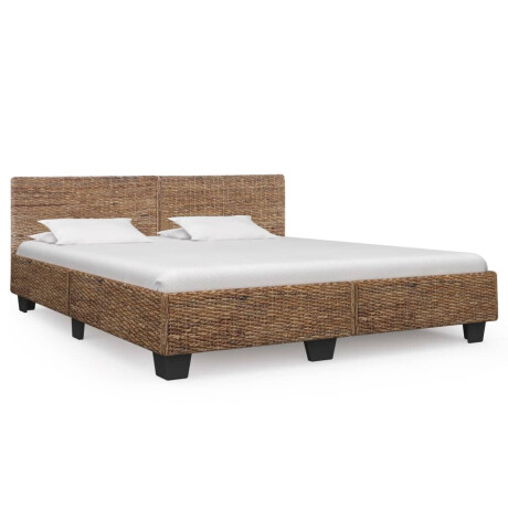 vidaXL Bedframe natuurlijk rattan 180x200 cm