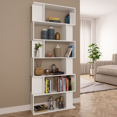 vidaXL Boekenkast / kamerscherm 80x24x192 cm bewerkt hout wit