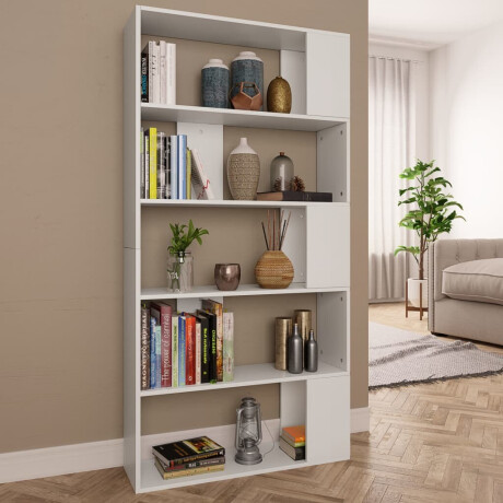 vidaXL Boekenkast / kamerscherm 80x24x159 cm bewerkt hout wit