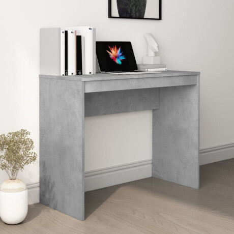 vidaXL Bureau 90x40x72 cm bewerkt hout betongrijs
