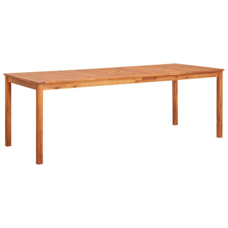 vidaXL Tuintafel 215x90x74 cm massief acaciahout