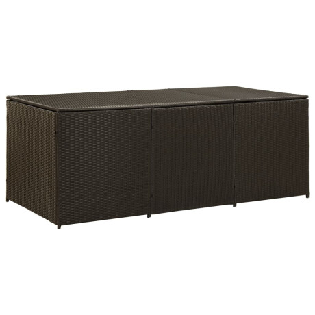 vidaXL Tuinbox 180x90x70 cm poly rattan bruin