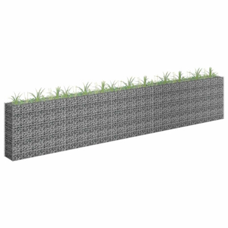 vidaXL Gabion plantenbak verhoogd 450x30x90 cm gegalvaniseerd staal