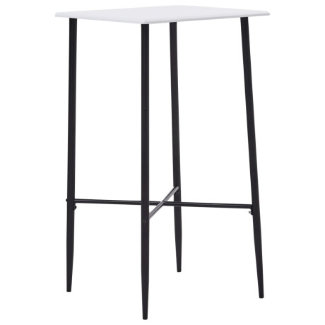 vidaXL Bartafel 60x60x111 cm MDF wit