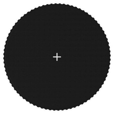 vidaXL Springmat voor 14 feet/4,27 m ronde trampoline stof zwart