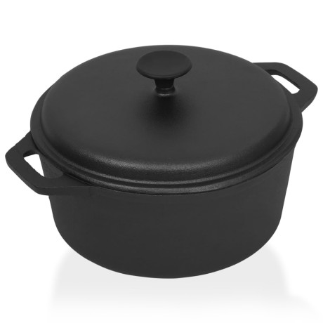 vidaXL Pan Ø26,5 cm gietijzer