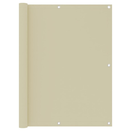 vidaXL Balkonscherm 120x300 cm oxford stof crème