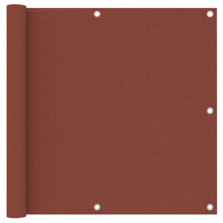 vidaXL Balkonscherm 90x300 cm oxford stof terracotta