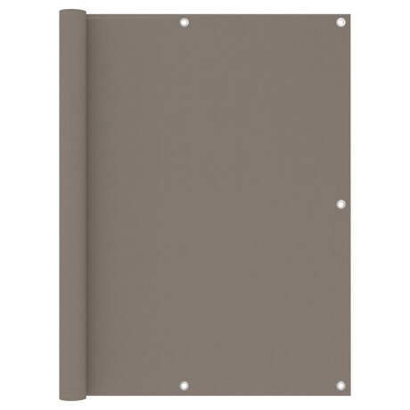 vidaXL Balkonscherm 120x400 cm oxford stof taupe
