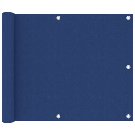 vidaXL Balkonscherm 75x500 cm oxford stof blauw