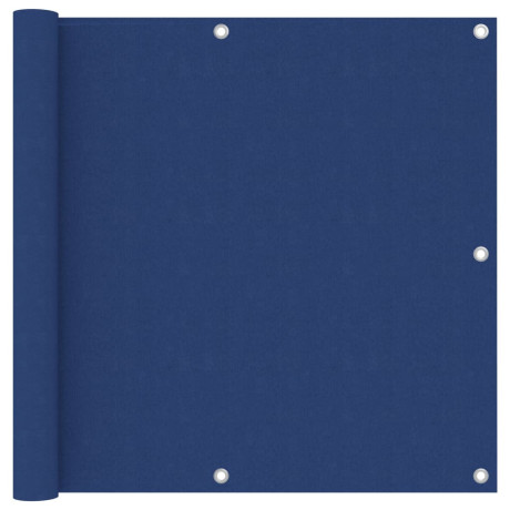 vidaXL Balkonscherm 90x300 cm oxford stof blauw