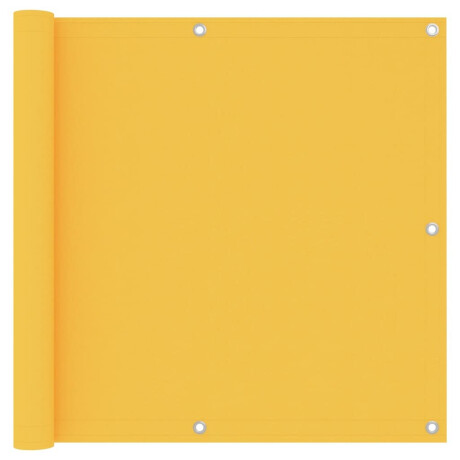 vidaXL Balkonscherm 90x500 cm oxford stof geel