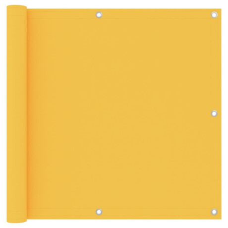 vidaXL Balkonscherm 90x600 cm oxford stof geel