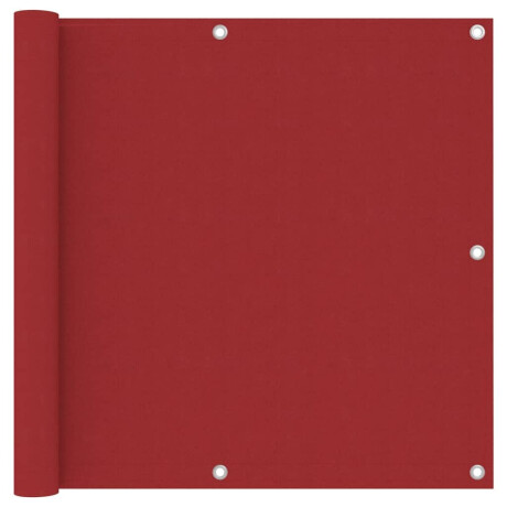 vidaXL Balkonscherm 90x300 cm oxford stof rood
