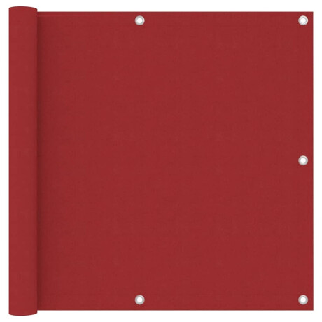vidaXL Balkonscherm 90x400 cm oxford stof rood