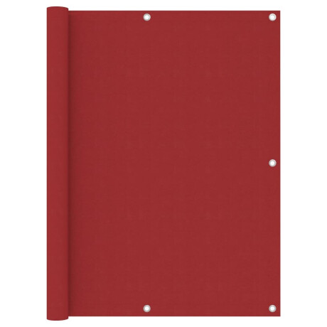 vidaXL Balkonscherm 120x400 cm oxford stof rood