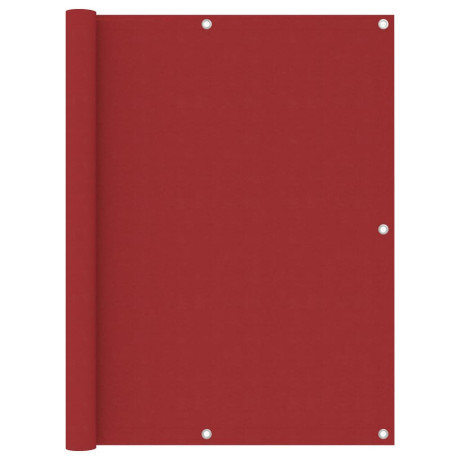 vidaXL Balkonscherm 120x400 cm oxford stof rood