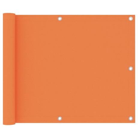 vidaXL Balkonscherm 75x300 cm oxford stof oranje