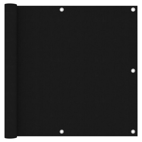 vidaXL Balkonscherm 90x400 cm oxford stof zwart