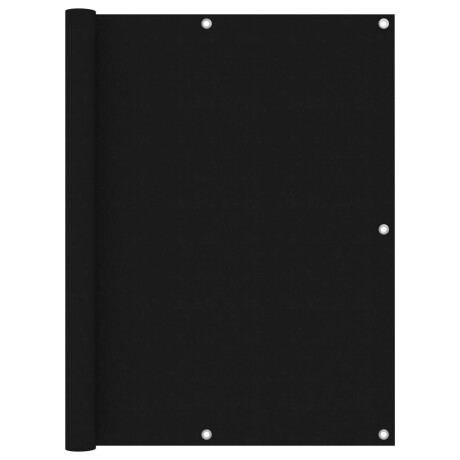 vidaXL Balkonscherm 120x500 cm oxford stof zwart