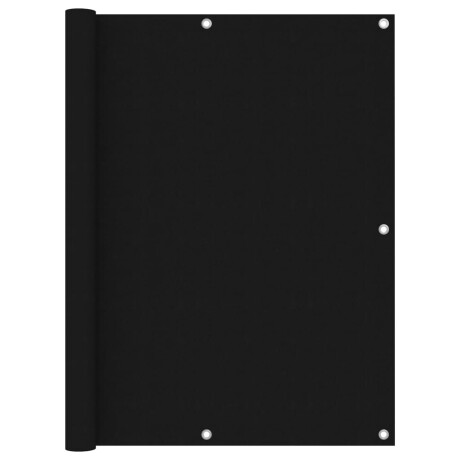 vidaXL Balkonscherm 120x600 cm oxford stof zwart