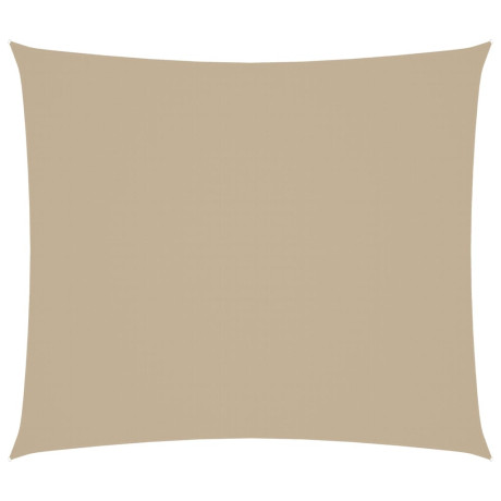 vidaXL Zonnescherm rechthoekig 2,5x3 m oxford stof beige