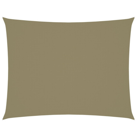 vidaXL Zonnescherm rechthoekig 2,5x4 m oxford stof beige