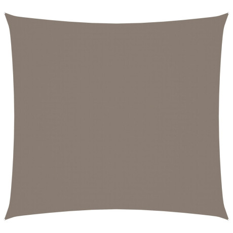 vidaXL Zonnescherm vierkant 4,5x4,5 m oxford stof taupe