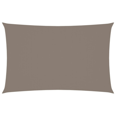 vidaXL Zonnescherm rechthoekig 3x6 m oxford stof taupe