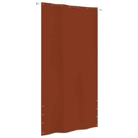 vidaXL Balkonscherm 140x240 cm oxford stof terracottakleurig