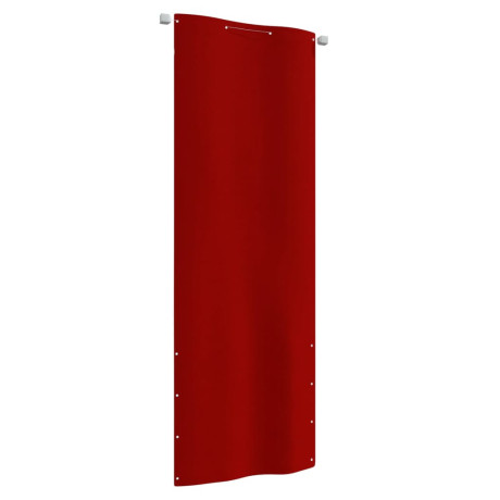 vidaXL Balkonscherm 80x240 cm oxford stof rood