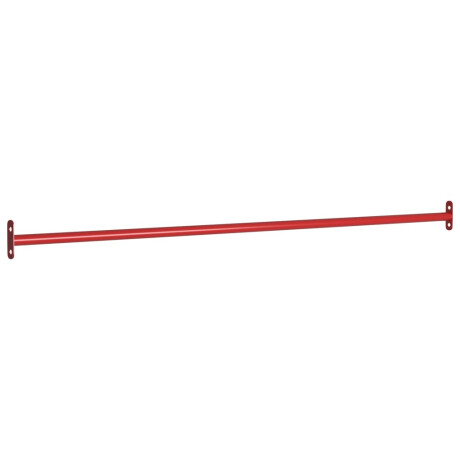 vidaXL Rekstok 125 cm staal rood