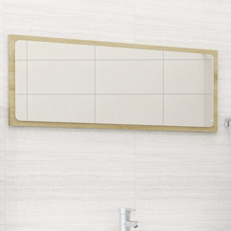 vidaXL Badkamerspiegel 90x1,5x37 cm spaanplaat sonoma eikenkleurig